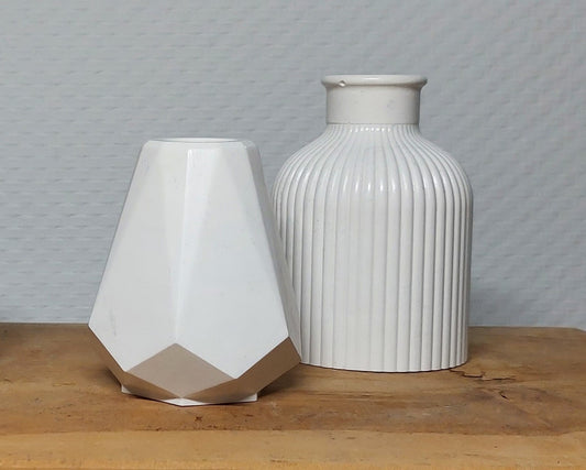 MIX & MATCH - Bloemenvaasjes - Set van 2 - Kruik & Geo