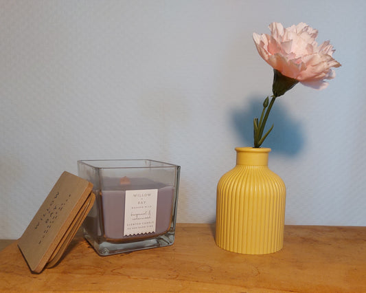 Bloemenvaasje - Kruik - Oker Effen