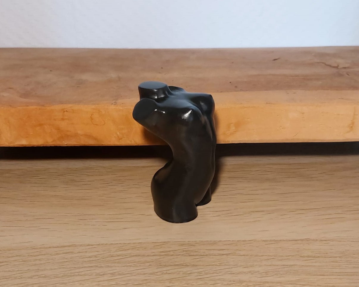 Beeldje - Torso Vrouw - Zwart