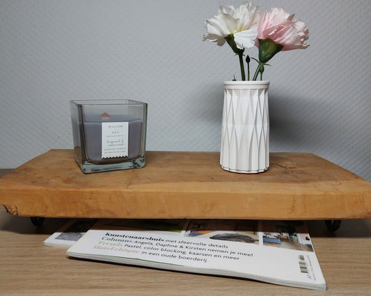 Bloemenvaasje - Cylinder - Wit Effen Acrylwereld.nl