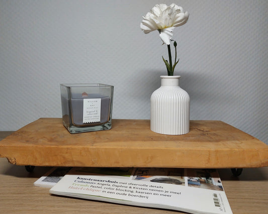 Bloemenvaasje - Kruik - Wit Effen Acrylwereld.nl