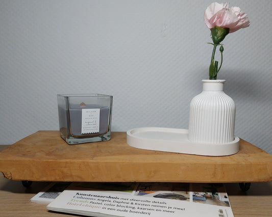 Vaas & Schaal - Set van 2 - Wit Acrylwereld.nl