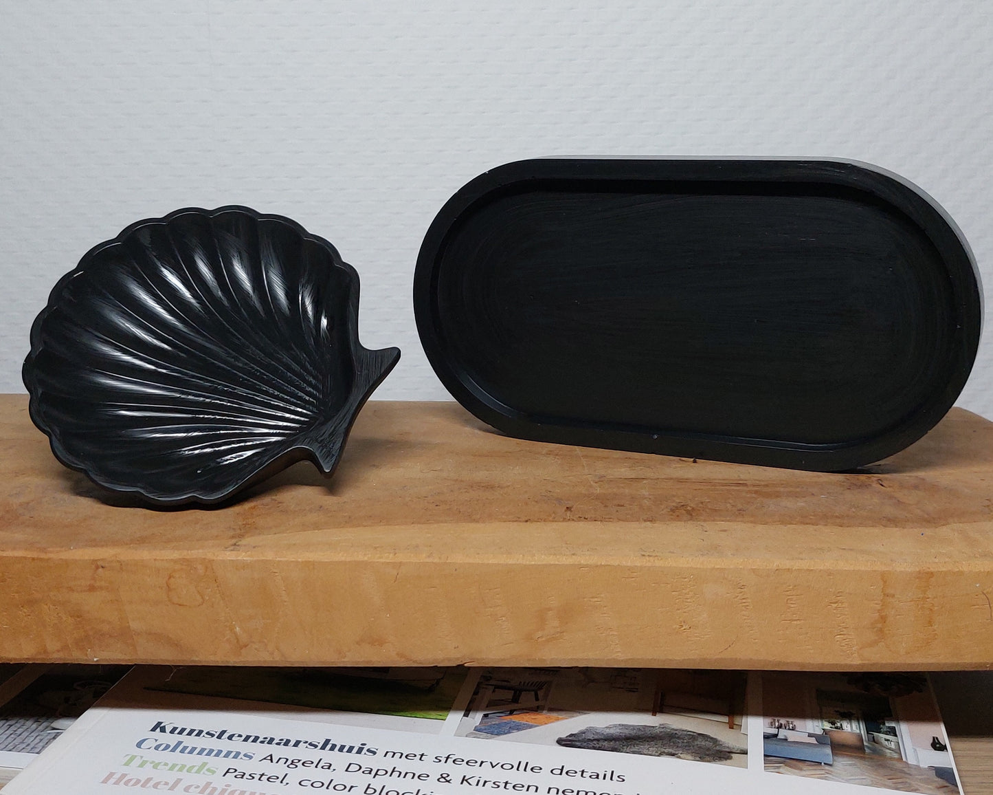 Accessoireset - Tweedelig - Zwart Effen Acrylwereld.nl