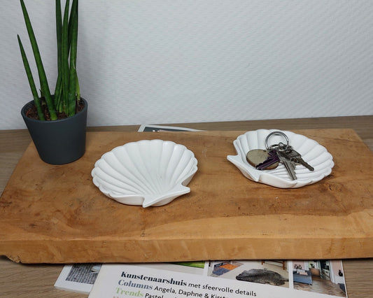 Schelpenset - Tweedelig - Wit Effen Acrylwereld.nl