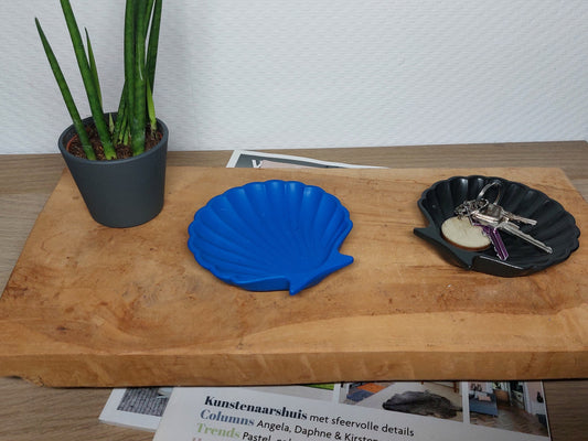 Schelpenset - Tweedelig - Blauw/Zwart Effen Acrylwereld.nl