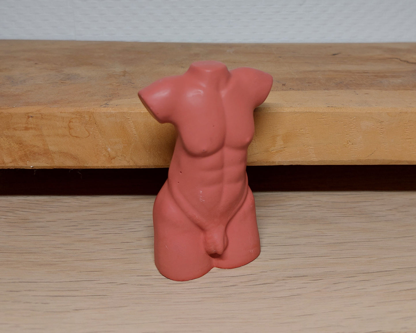 Beeldje - Torso Man - Terracotta Acrylwereld.nl