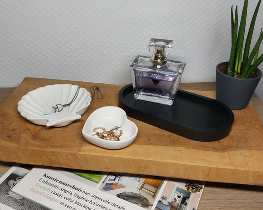 Accessoireset - Driedelig - Zwart/Wit Effen Acrylwereld.nl