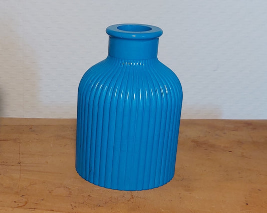 Bloemenvaasje - Kruik - Blauw Effen