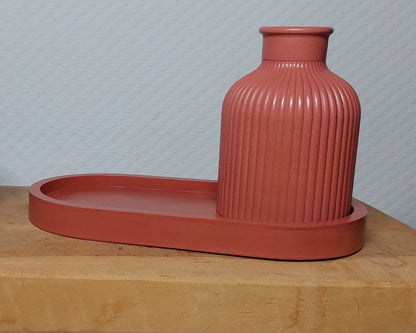 Vaas & Schaal - Set van 2 - Terracotta Acrylwereld.nl