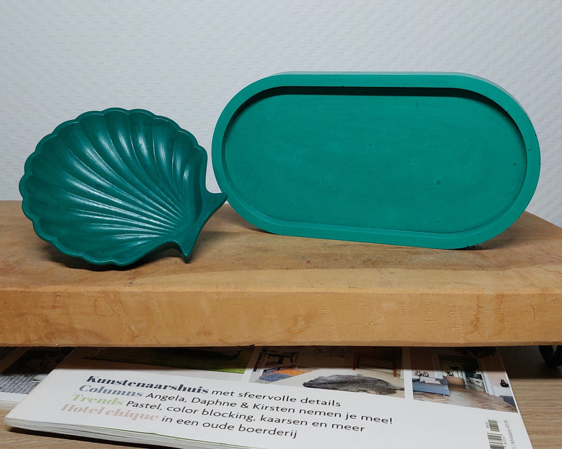 Accessoireset - Tweedelig - Groen Effen Acrylwereld.nl