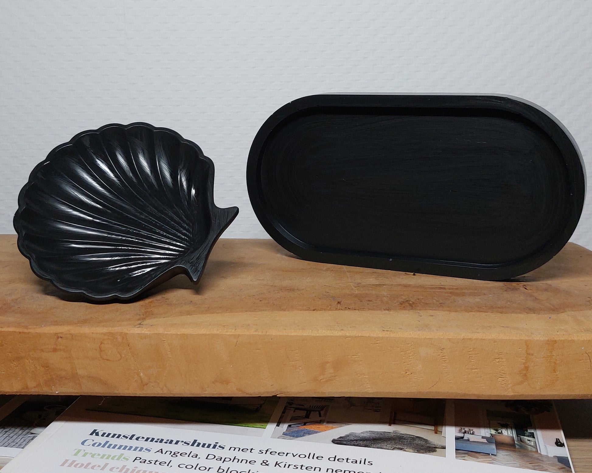 Accessoireset - Tweedelig - Zwart Effen Acrylwereld.nl
