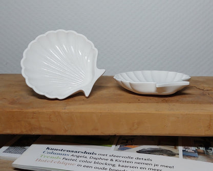 Schelpenset - Tweedelig - Wit Effen Acrylwereld.nl