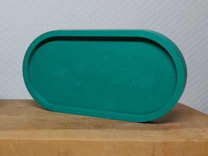 Ovalen Schaaltje - Groen Effen Acrylwereld.nl