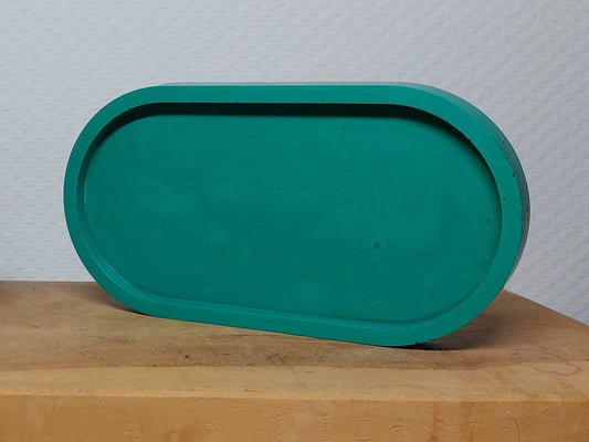 Ovalen Schaaltje - Groen Effen Acrylwereld.nl
