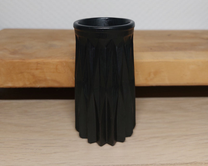 Bloemenvaasje - Cylinder - Zwart Effen Acrylwereld.nl