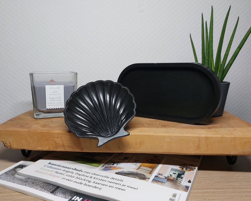 Accessoireset - Tweedelig - Zwart Effen Acrylwereld.nl