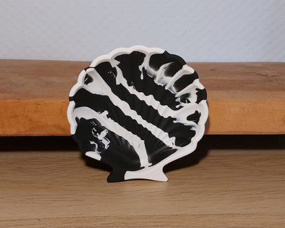 Schelpschaaltje - Wit/Zwart Zebra